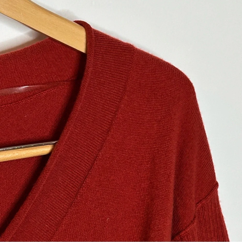 NWT Sundance Tillie Cashmere Long Sleeve Sweater Dress Small Red - Picture 6 of 12